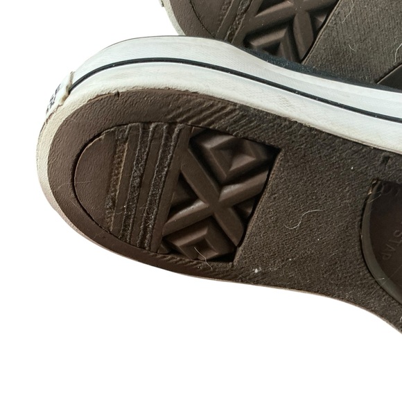 Converse Chuck Taylor all star lift high black white sneakers women size 7 - Picture 6 of 8